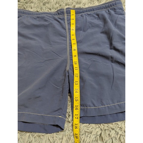 Tommy Bahama Bathing Suit Mens Size Large Swim Trunks Blue Lined Swimsuit Pocket - Picture 9 of 13